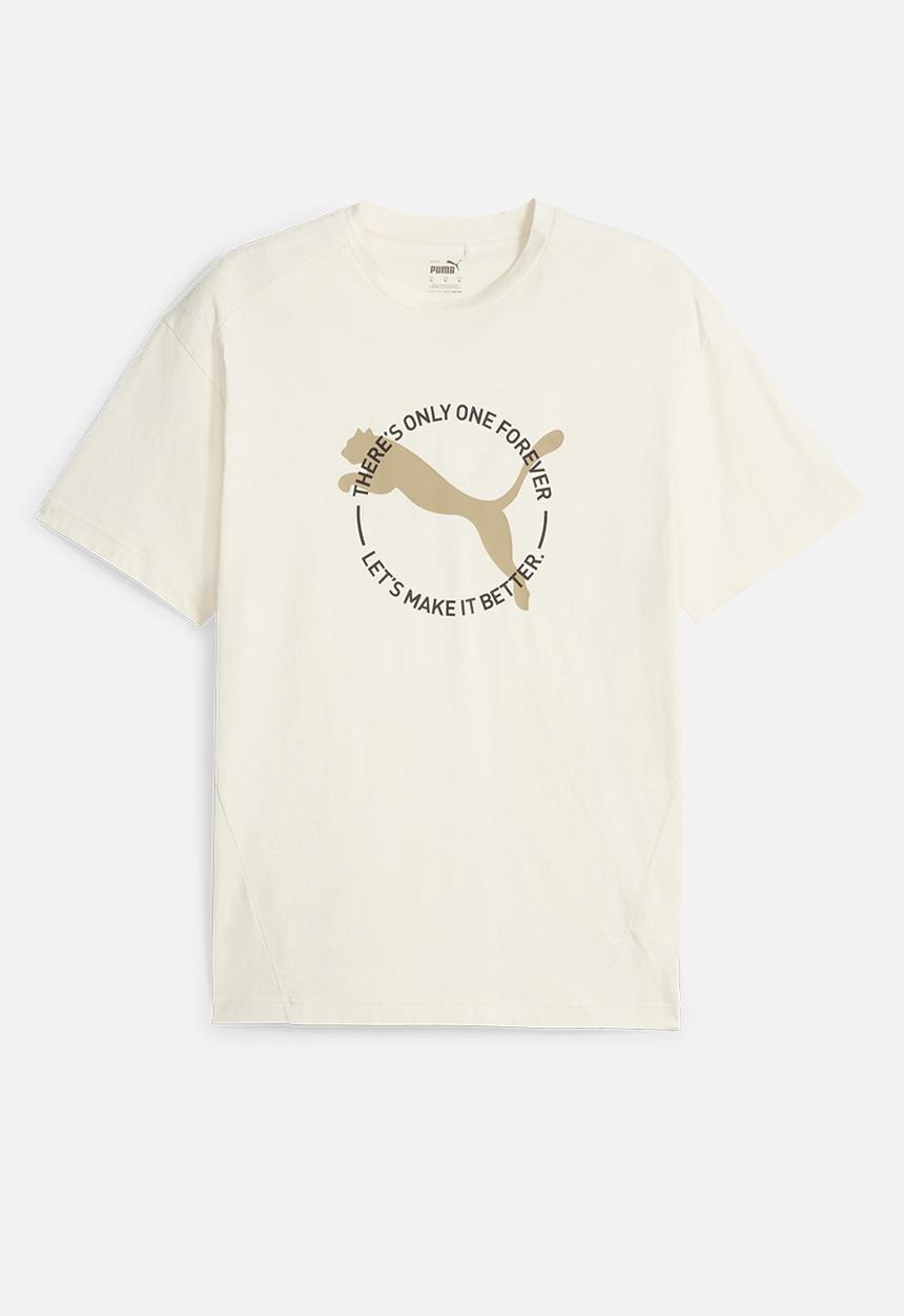 PUMA - Better sportswear tee - beige 