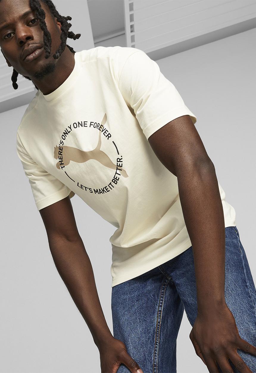 PUMA - Better sportswear tee - beige 