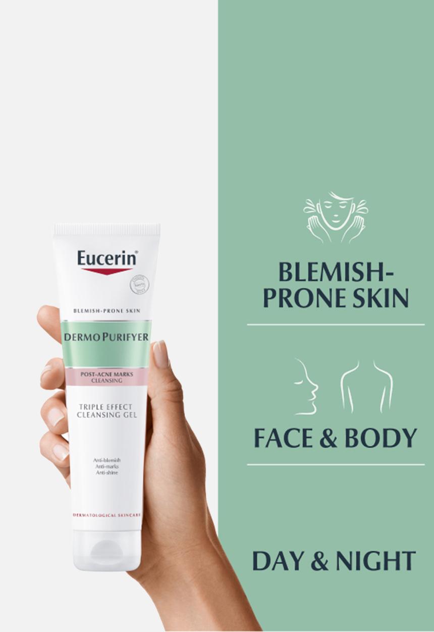 Eucerin - DermoPurifyer Triple Effect Face Cleansing Gel, 150ml