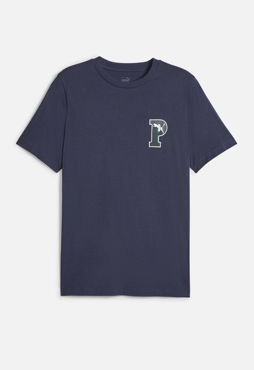 PUMA - Puma squad graphic tee m - puma navy