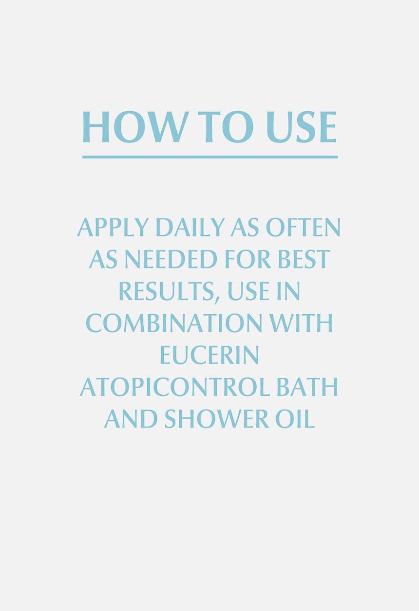 Eucerin - AtopiControl Light Texture Body Balm, for Atopic Skin, 200ml