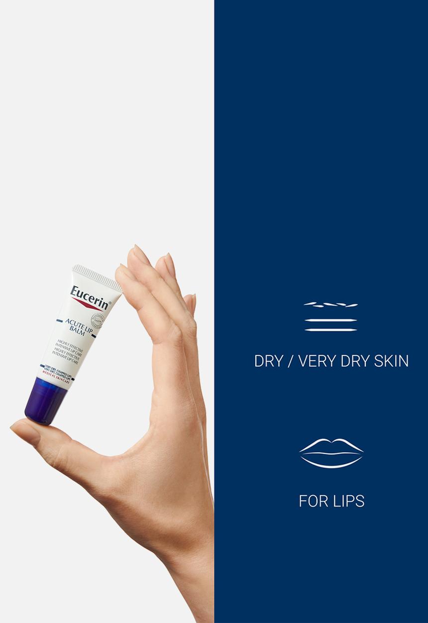 Eucerin - Intensive Lip Balm, for Dry and Extremely Dry Lips, 10ml