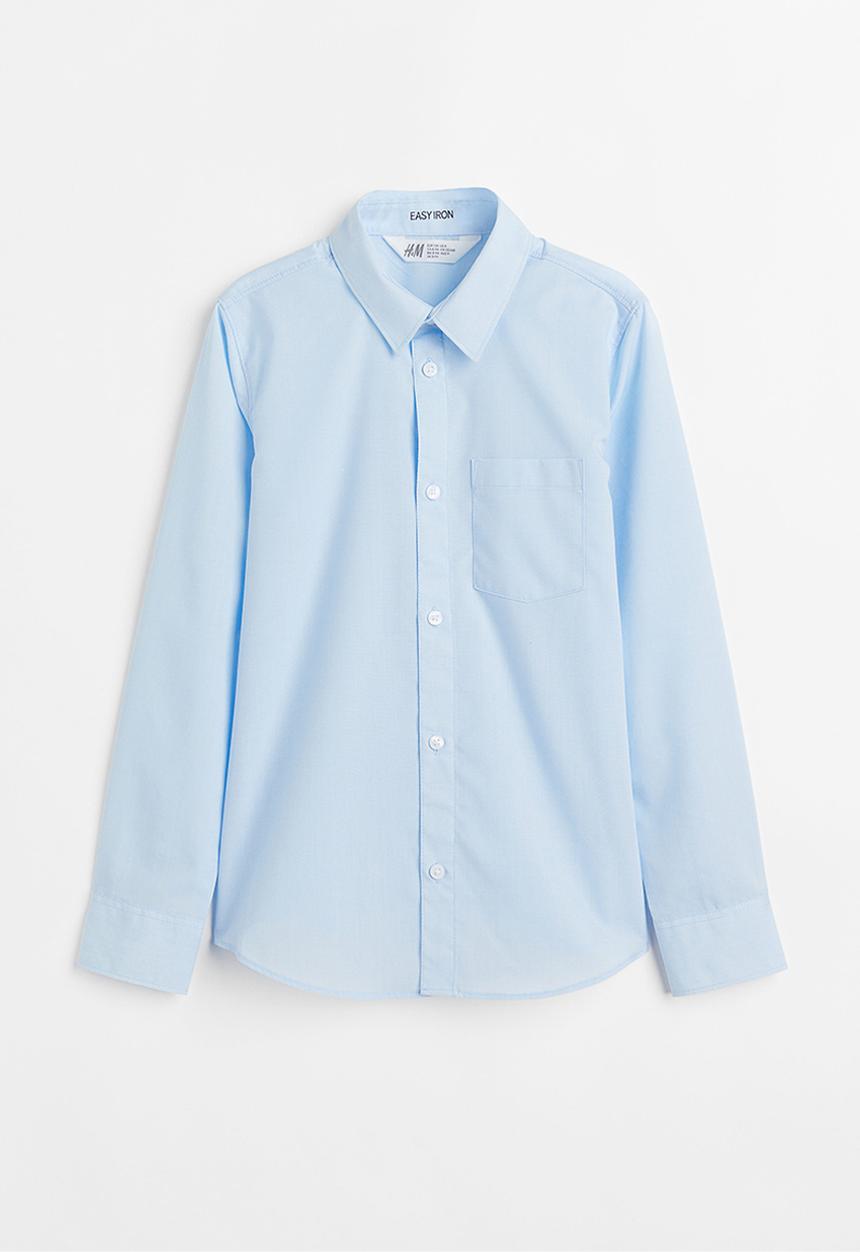 H&M - Easy-iron shirt - light blue