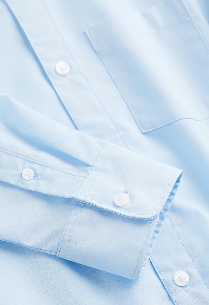 H&M - Easy-iron shirt - light blue