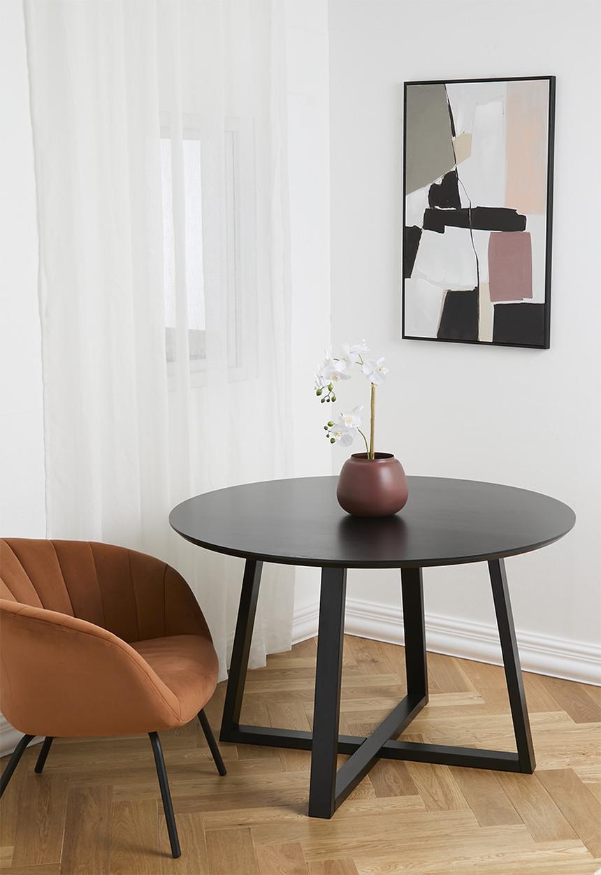 Sixth Floor - Malika dining table - black