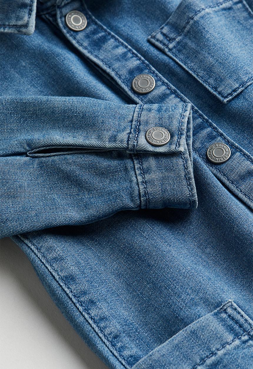 H&M - Denim romper suit - denim blue 