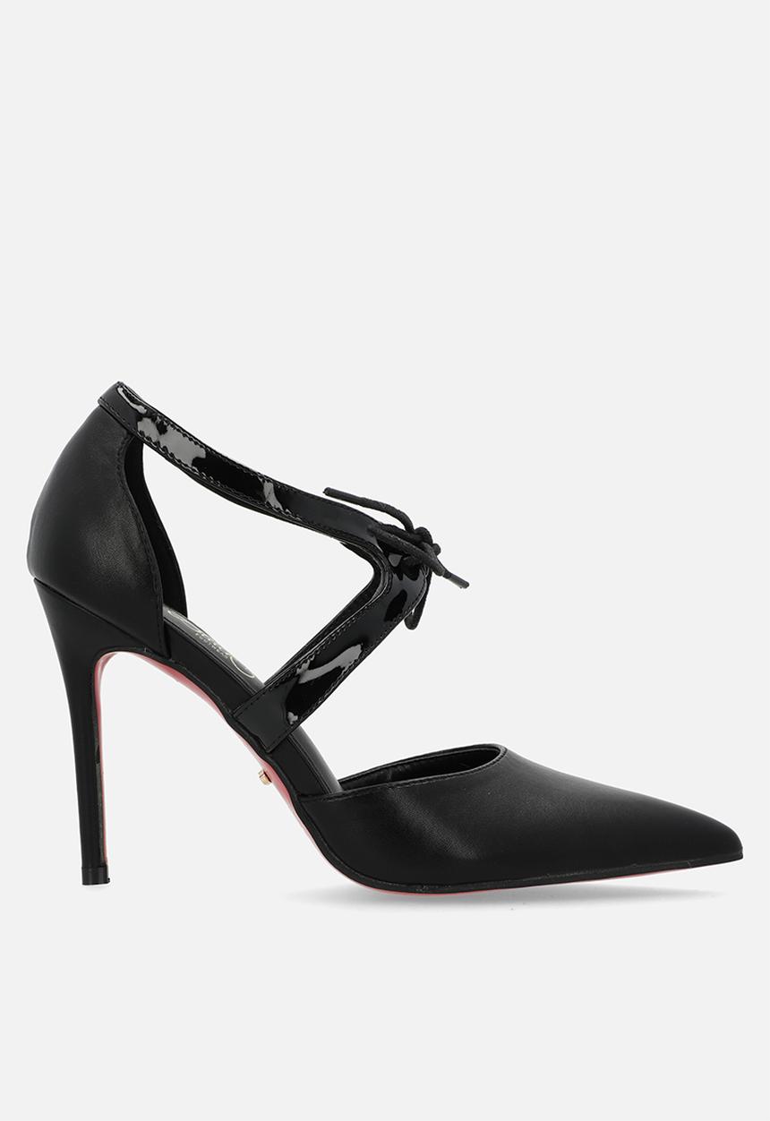 Miss Black - Lola 28 ankle strap - black