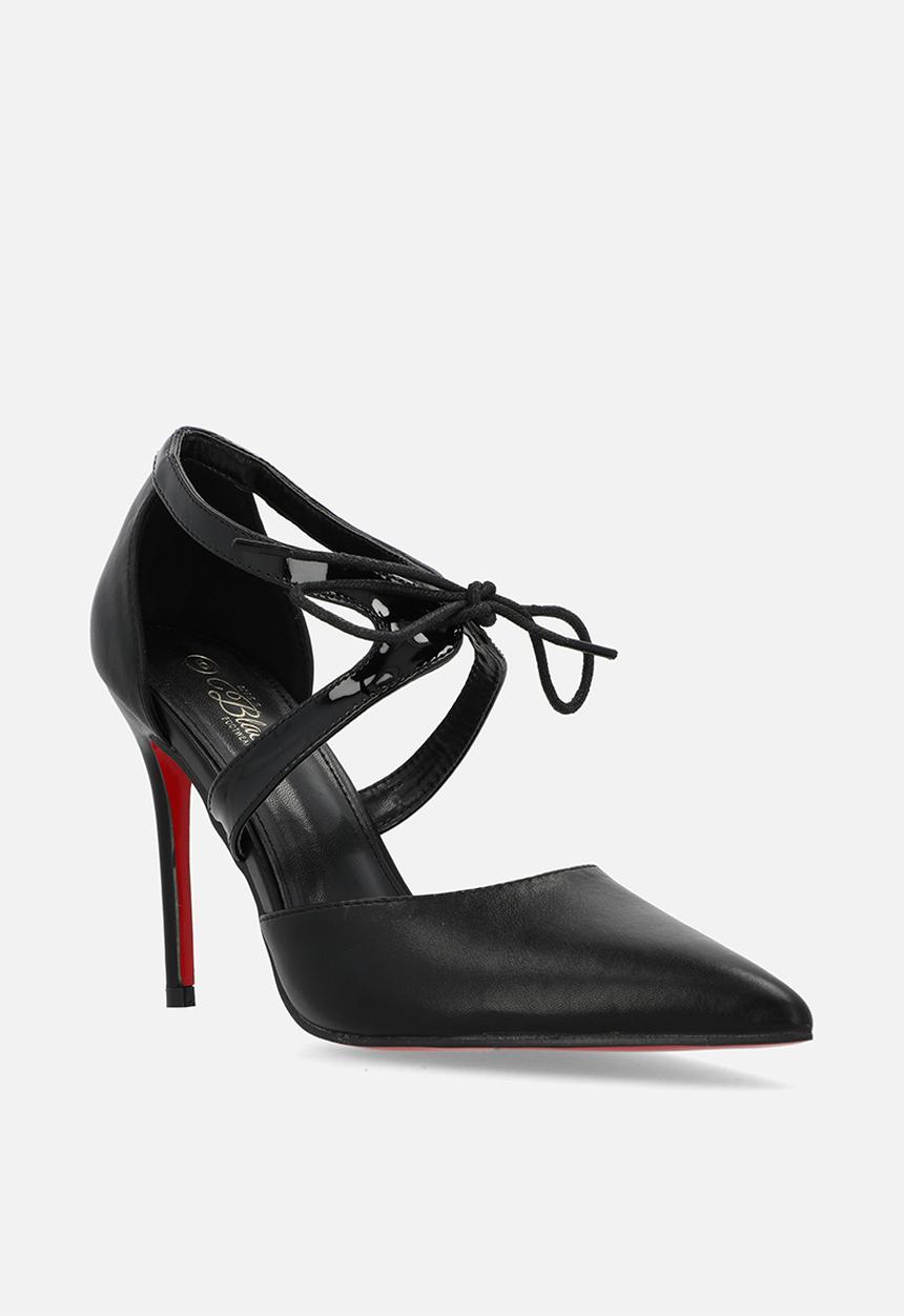 Miss Black - Lola 28 ankle strap - black