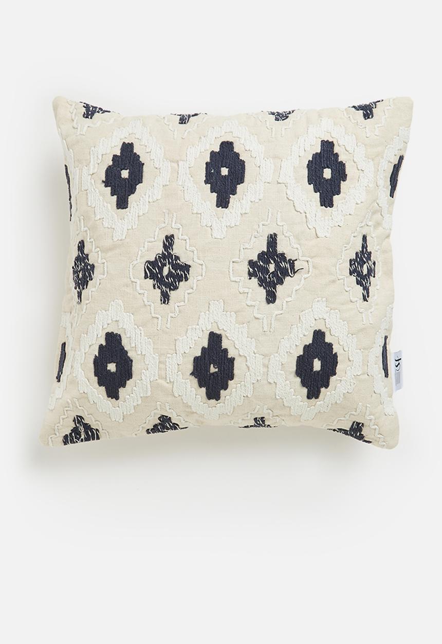 Sixth Floor - Dicy tufted cushion cover - Blue
