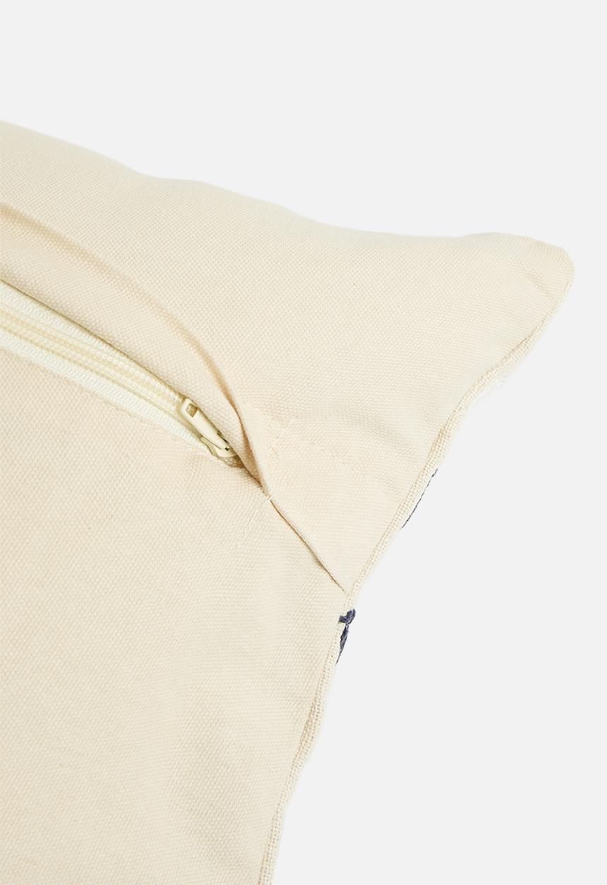 Sixth Floor - Dicy tufted cushion cover - Blue