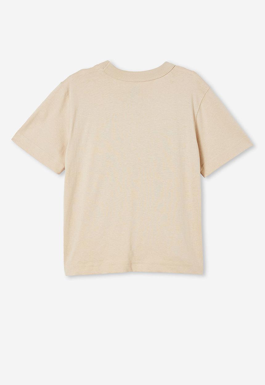 Cotton On - Jonny short sleeve graphic print tee - rainy day/just one more game