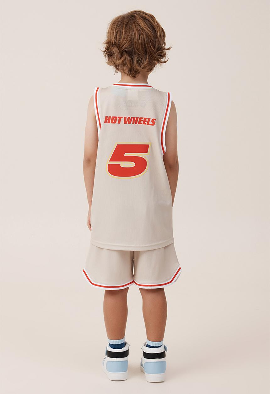 Cotton On - Hot wheels basketball short - stone