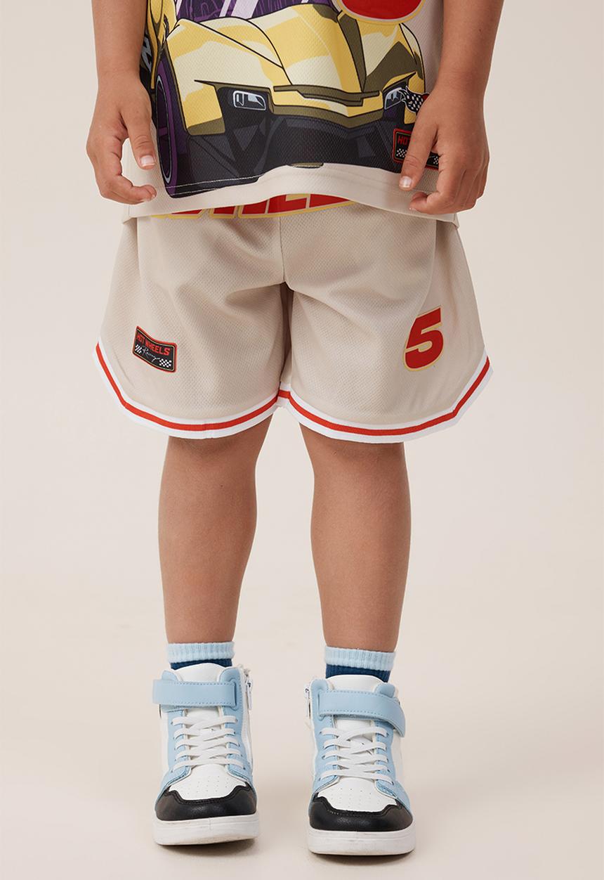 Cotton On - Hot wheels basketball short - stone