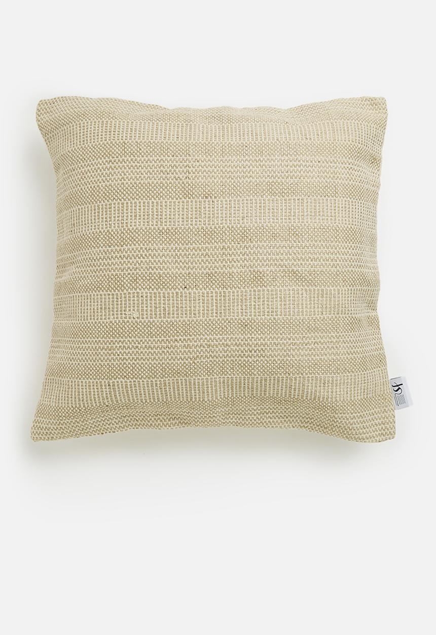 Sixth Floor - Dru woven cushion cover 60x60 - Natural