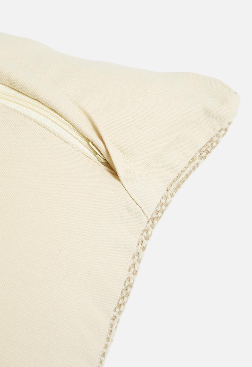 Sixth Floor - Dru woven cushion cover 60x60 - Natural