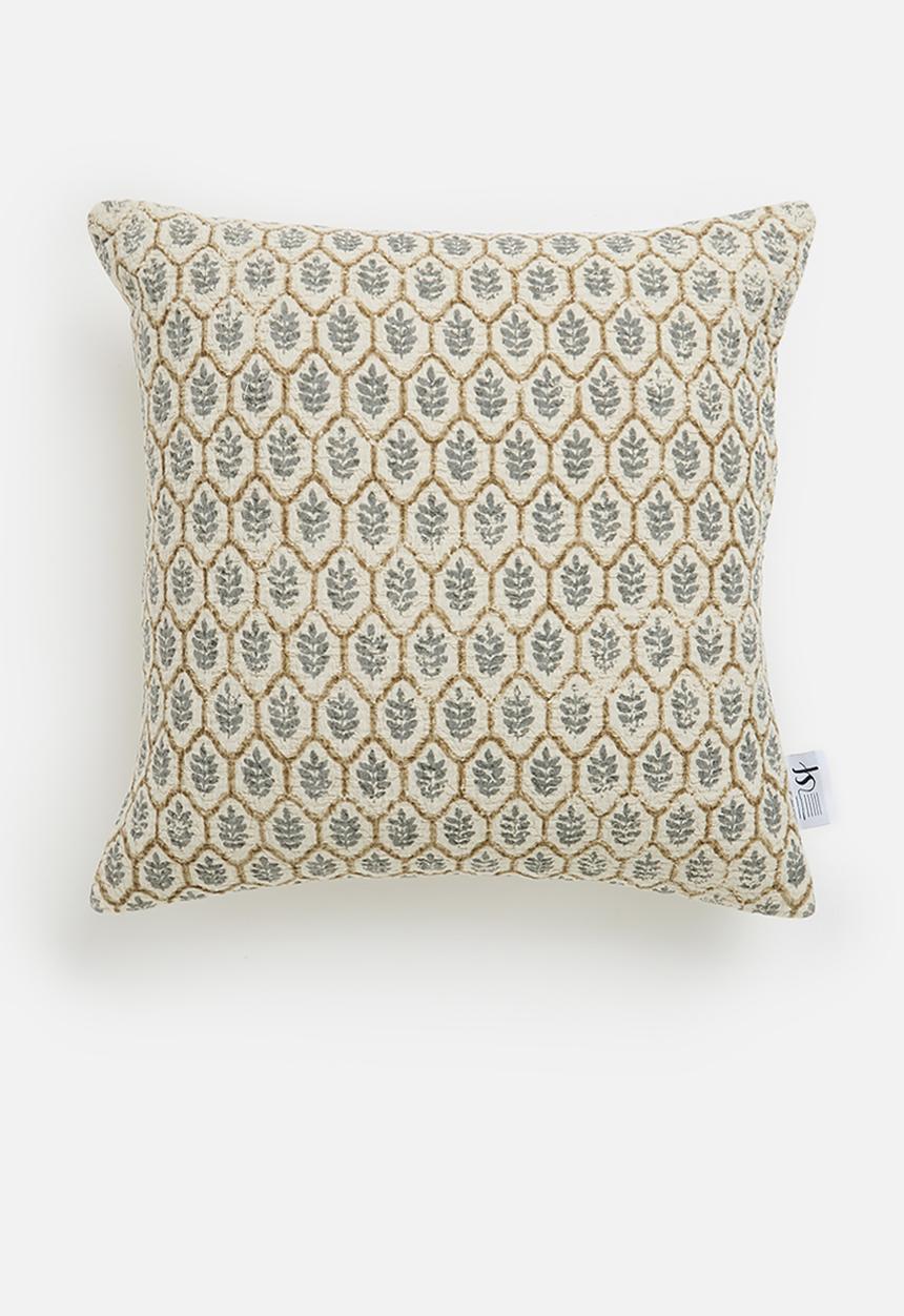Sixth Floor - Matelasse woven cushion cover - natural