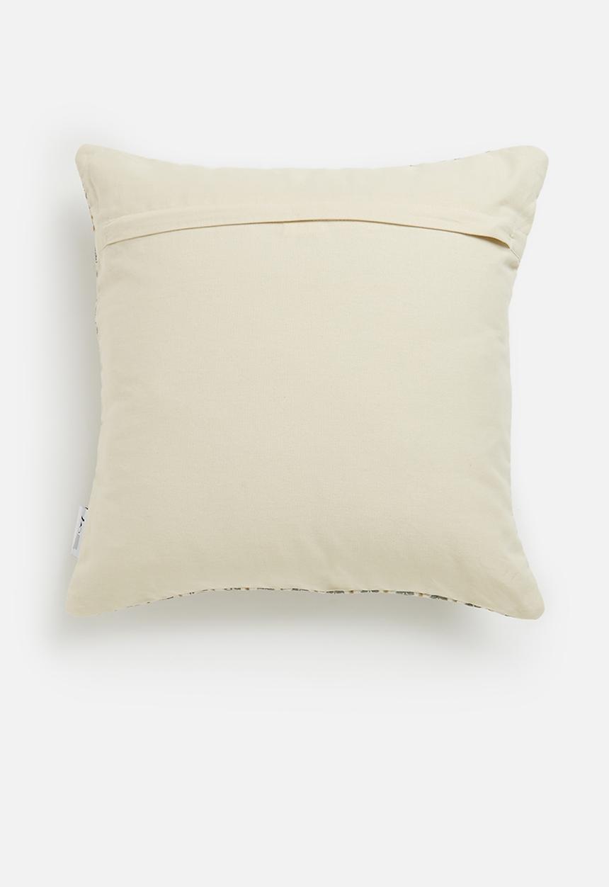 Sixth Floor - Matelasse woven cushion cover - natural