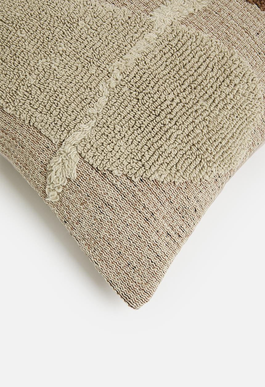 Sixth Floor - Tiga tufted cushion cover - natural