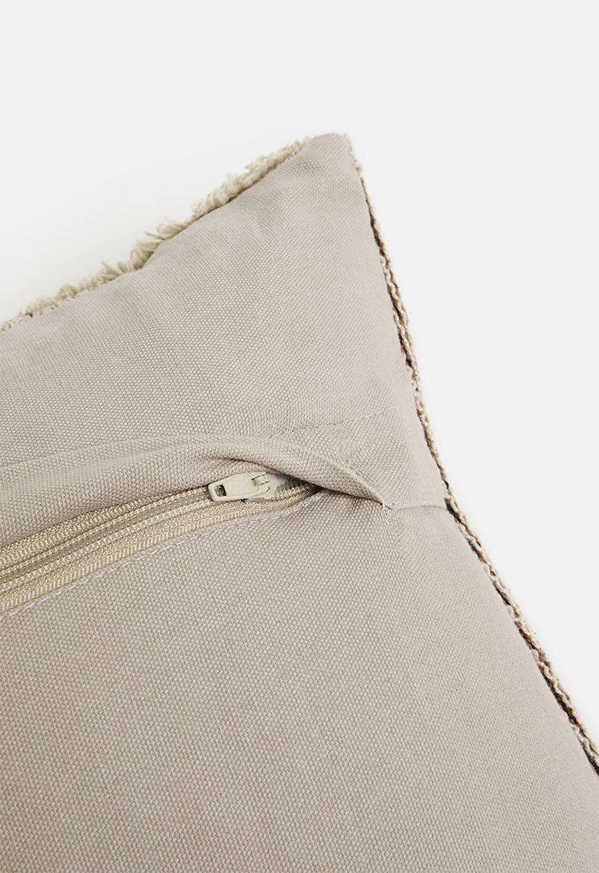 Sixth Floor - Tiga tufted cushion cover - natural