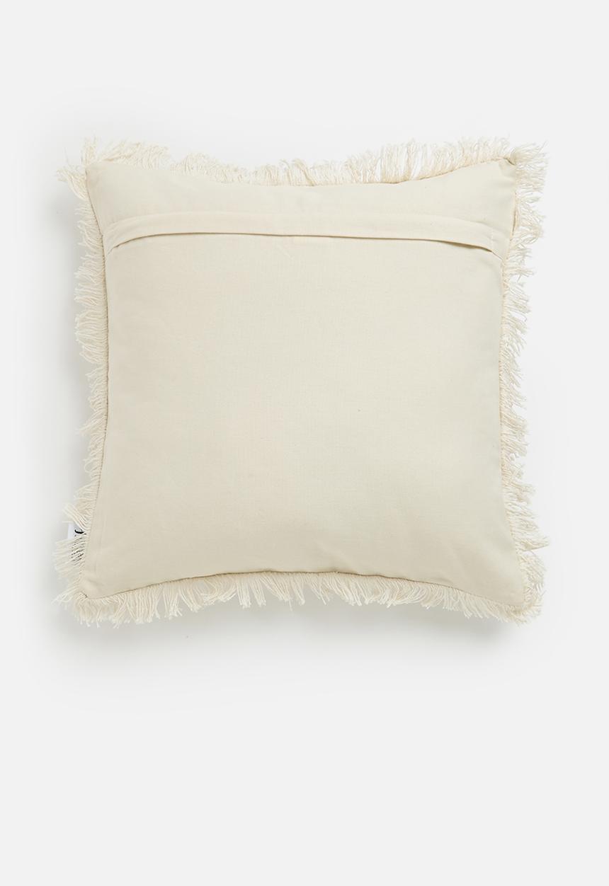 Sixth Floor - Palm woven cushion cover - natural