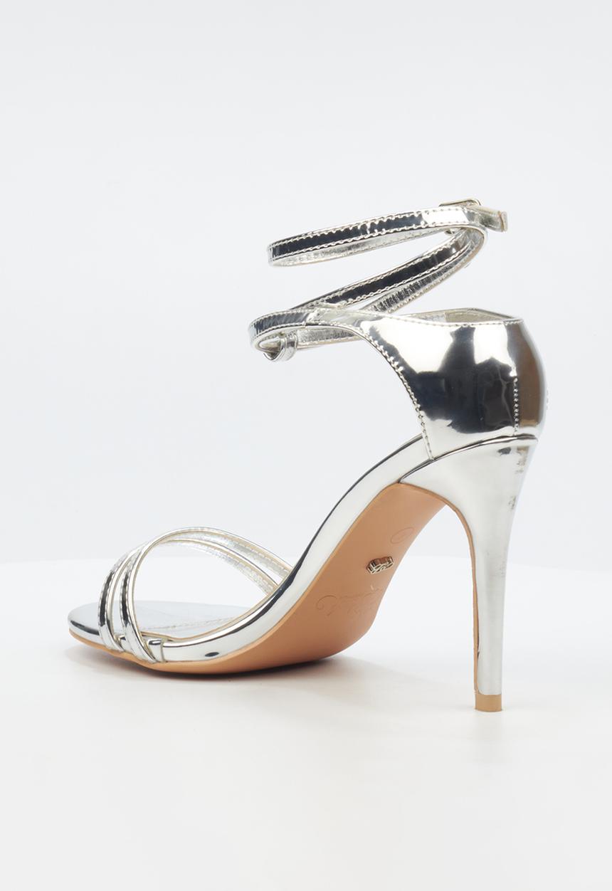 Miss Black - Jazz 21 stiletto - silver