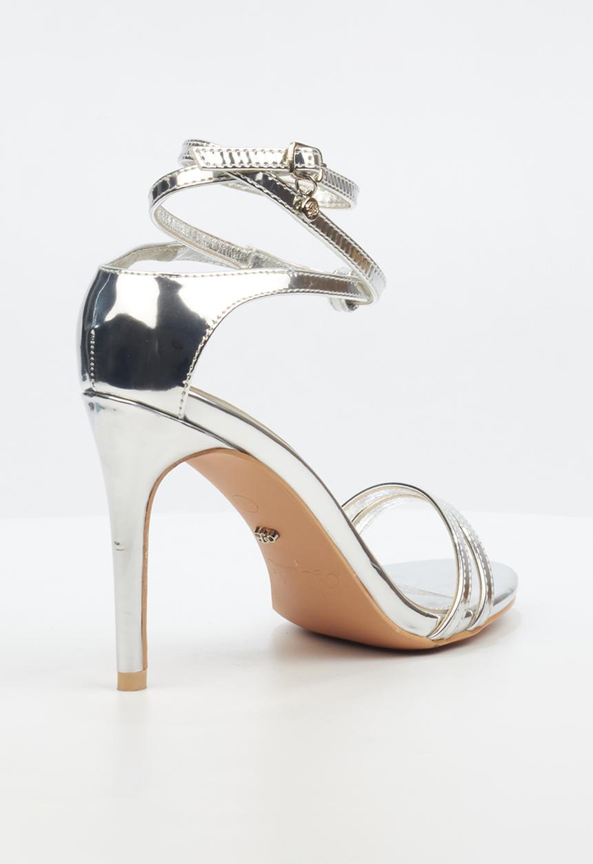 Miss Black - Jazz 21 stiletto - silver