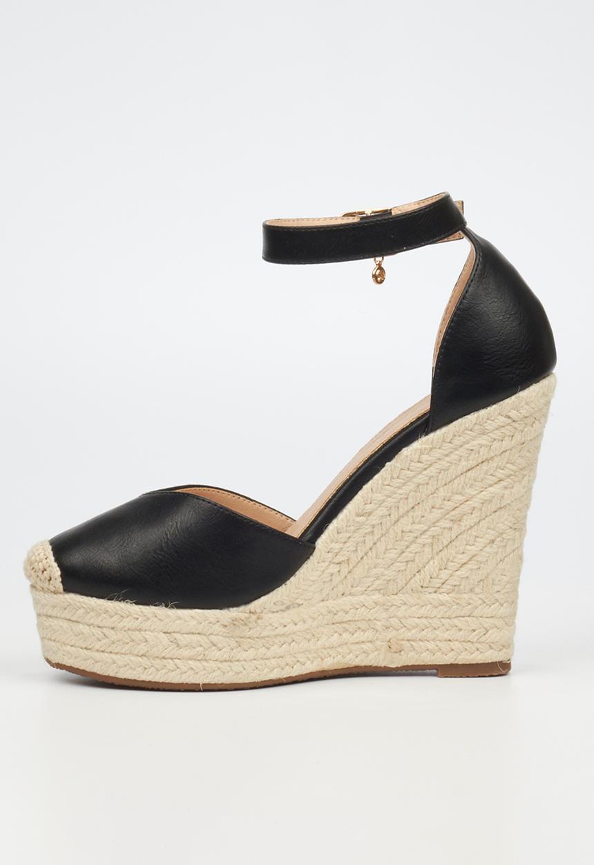 Miss Black - Moniker 6 classic espadrille - black