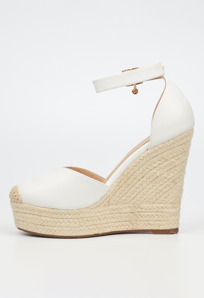 Miss Black - Moniker 6 classic espadrille - white