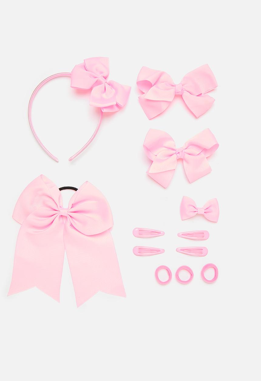Pop Candy - Coquette bow hair set - pink