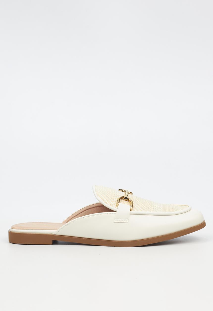 Miss Black - Baylee 1 mule - white