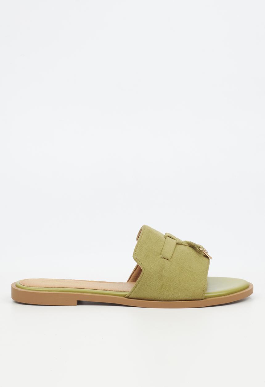 Miss Black - Cilantro 1 slip-on - green