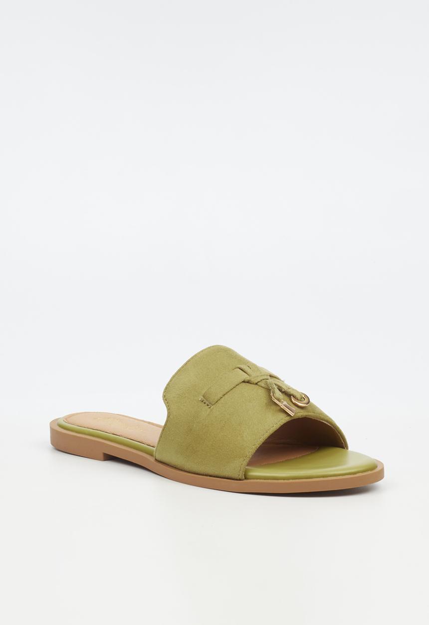 Miss Black - Cilantro 1 slip-on - green