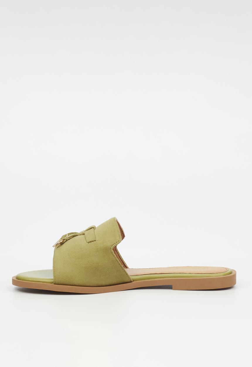 Miss Black - Cilantro 1 slip-on - green