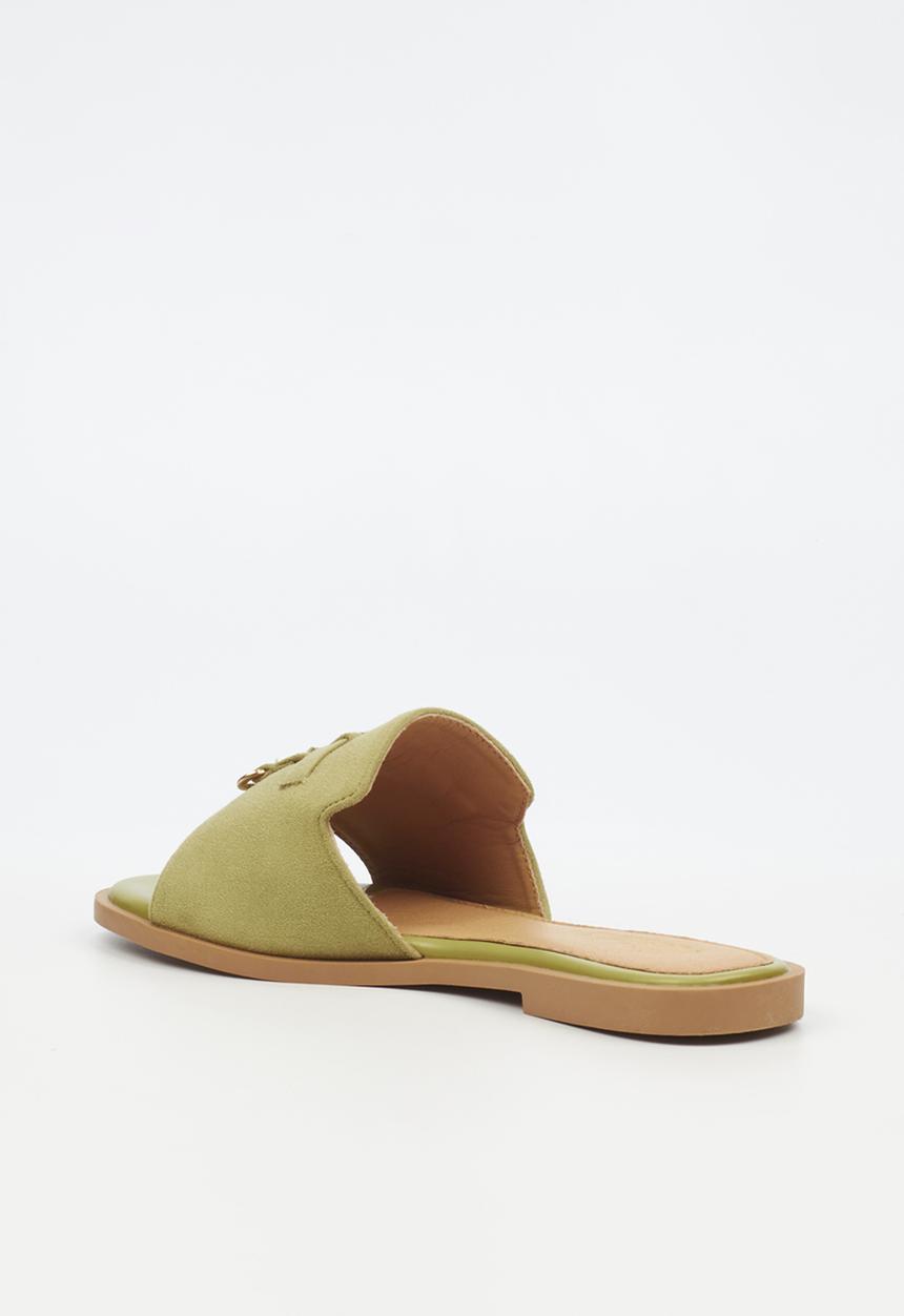 Miss Black - Cilantro 1 slip-on - green