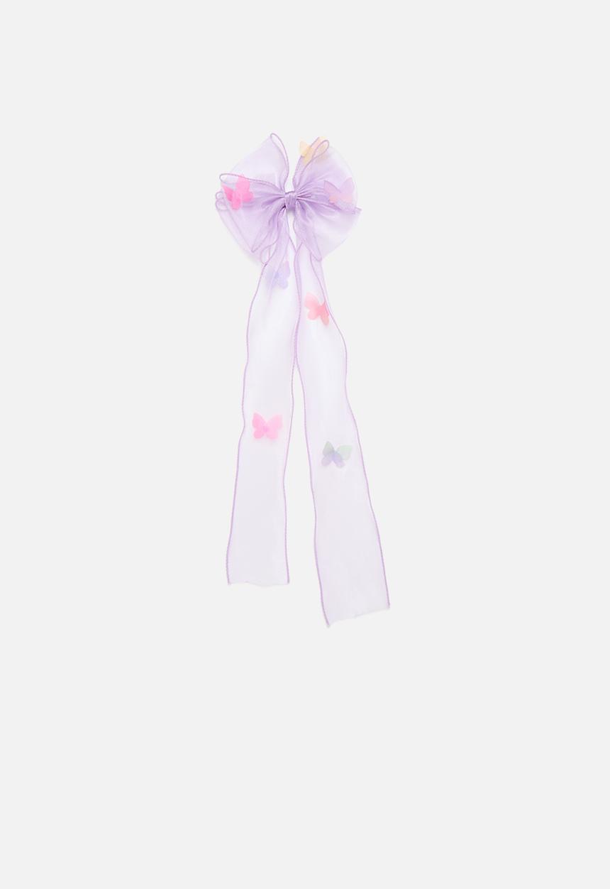 Pop Candy - Coquette bow hair clip - purple