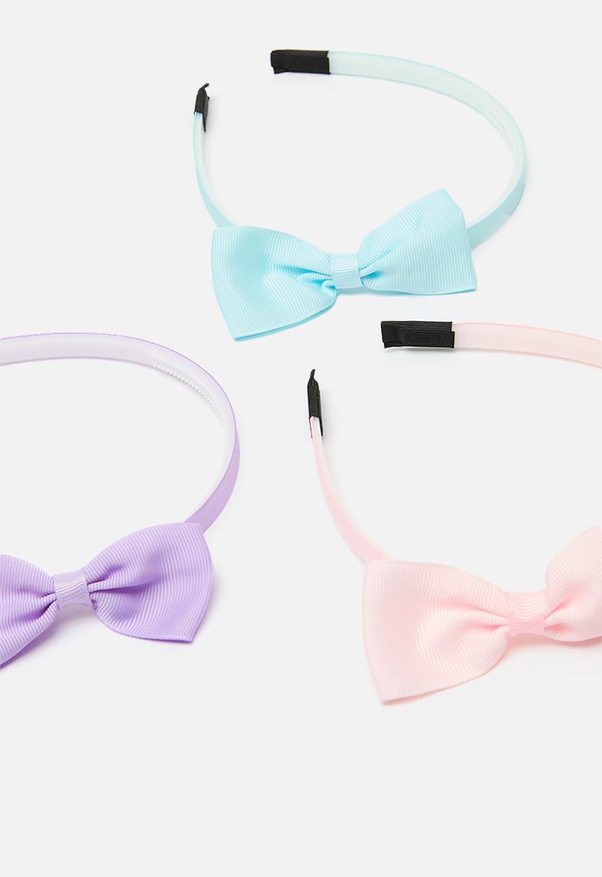 Pop Candy - 3 pack bow headband - multi