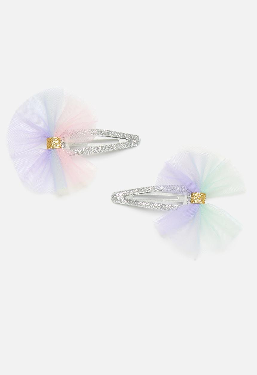 Pop Candy - Mesh hair clips - multi