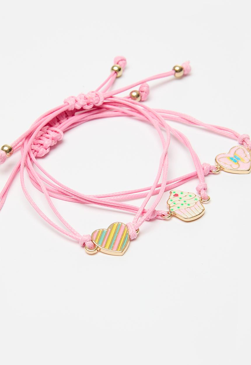 Pop Candy - Braided bracelets - pink