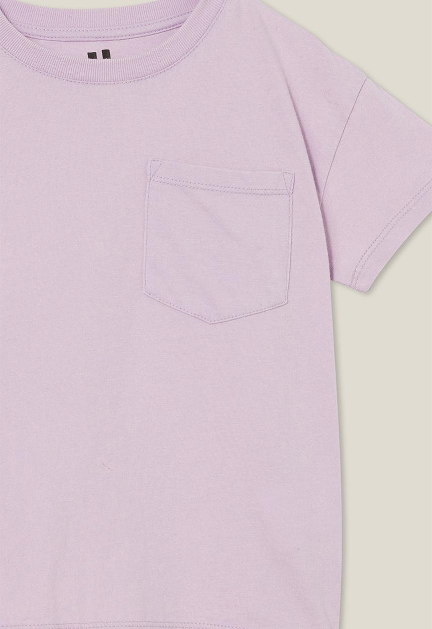 Cotton On - Poppy short sleeve graphic print tee - lilac drop/snow wash