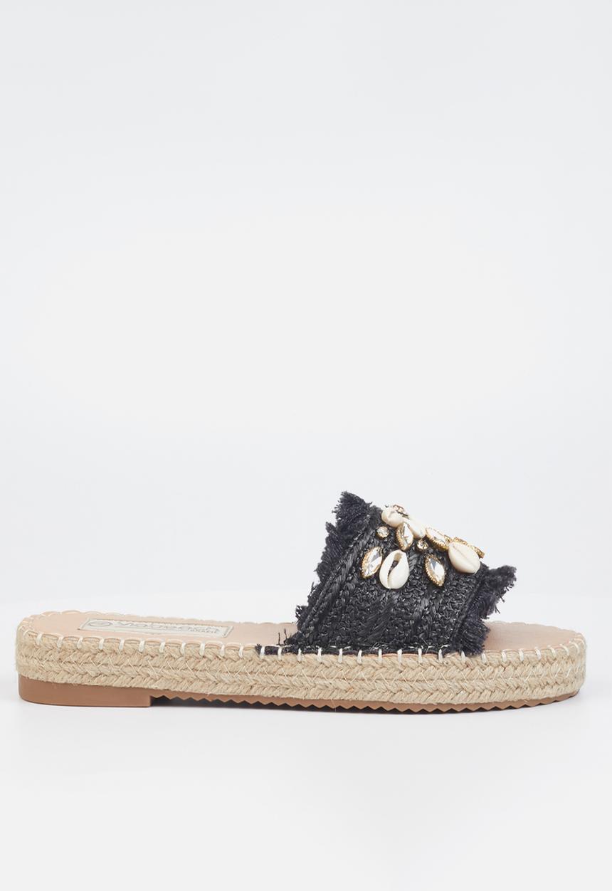 Viabeach - Cassia 1 slip-on espadrille - black