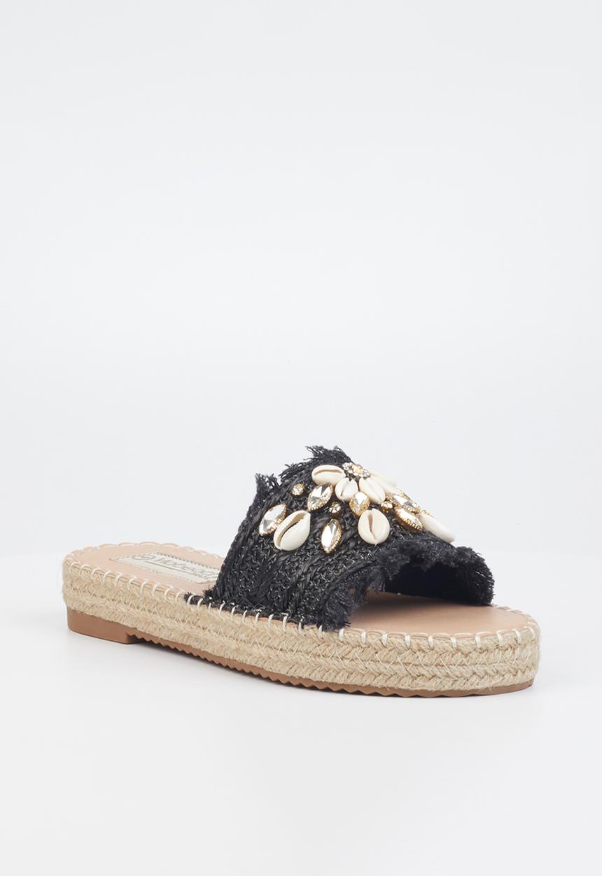 Viabeach - Cassia 1 slip-on espadrille - black