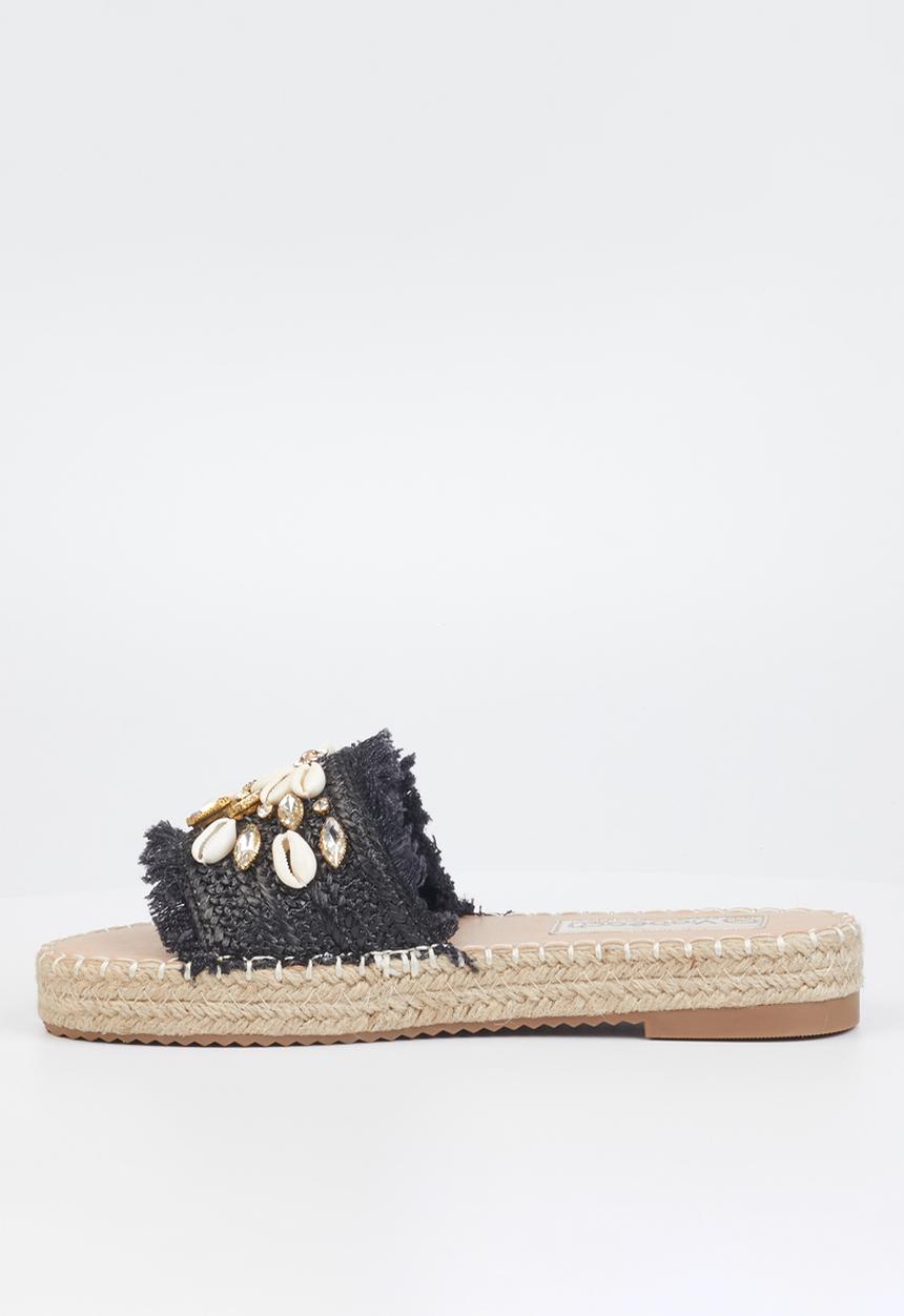 Viabeach - Cassia 1 slip-on espadrille - black
