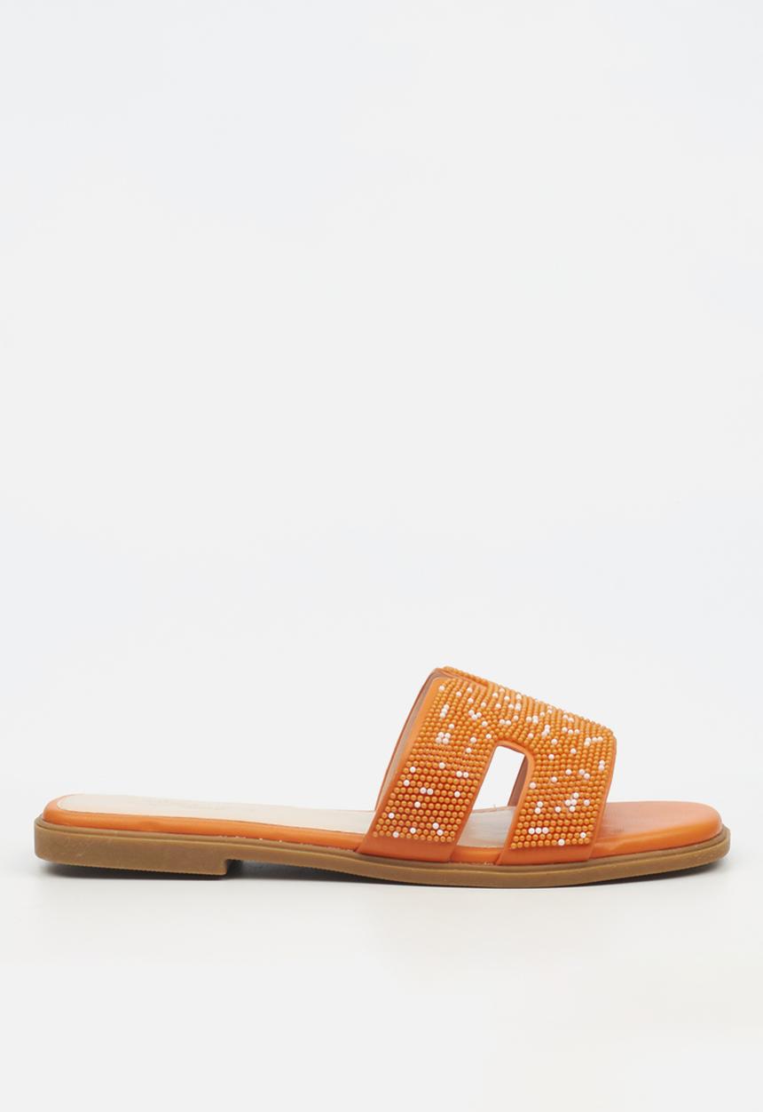 Miss Black - Syrup 3 slip-on - orange