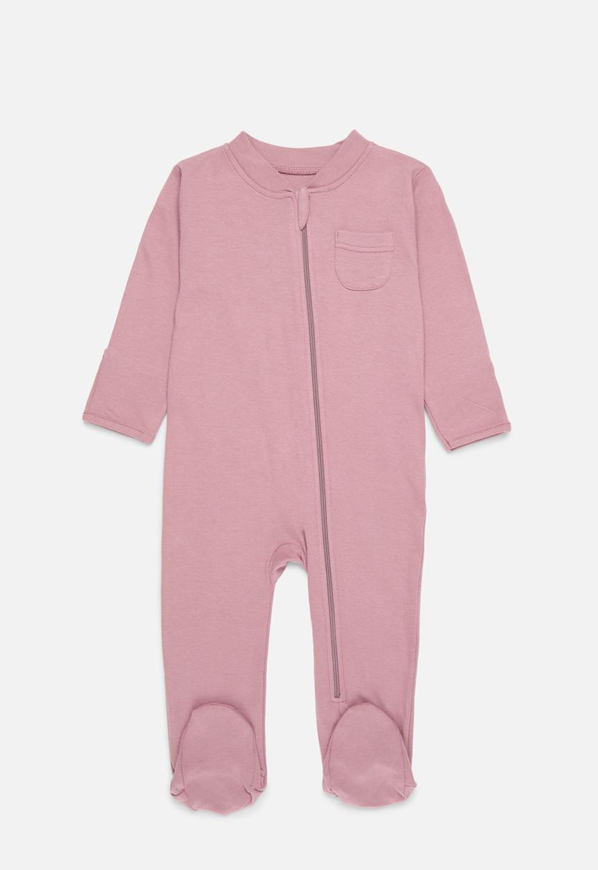 Pop Candy - Zip through sleepsuit - lilac