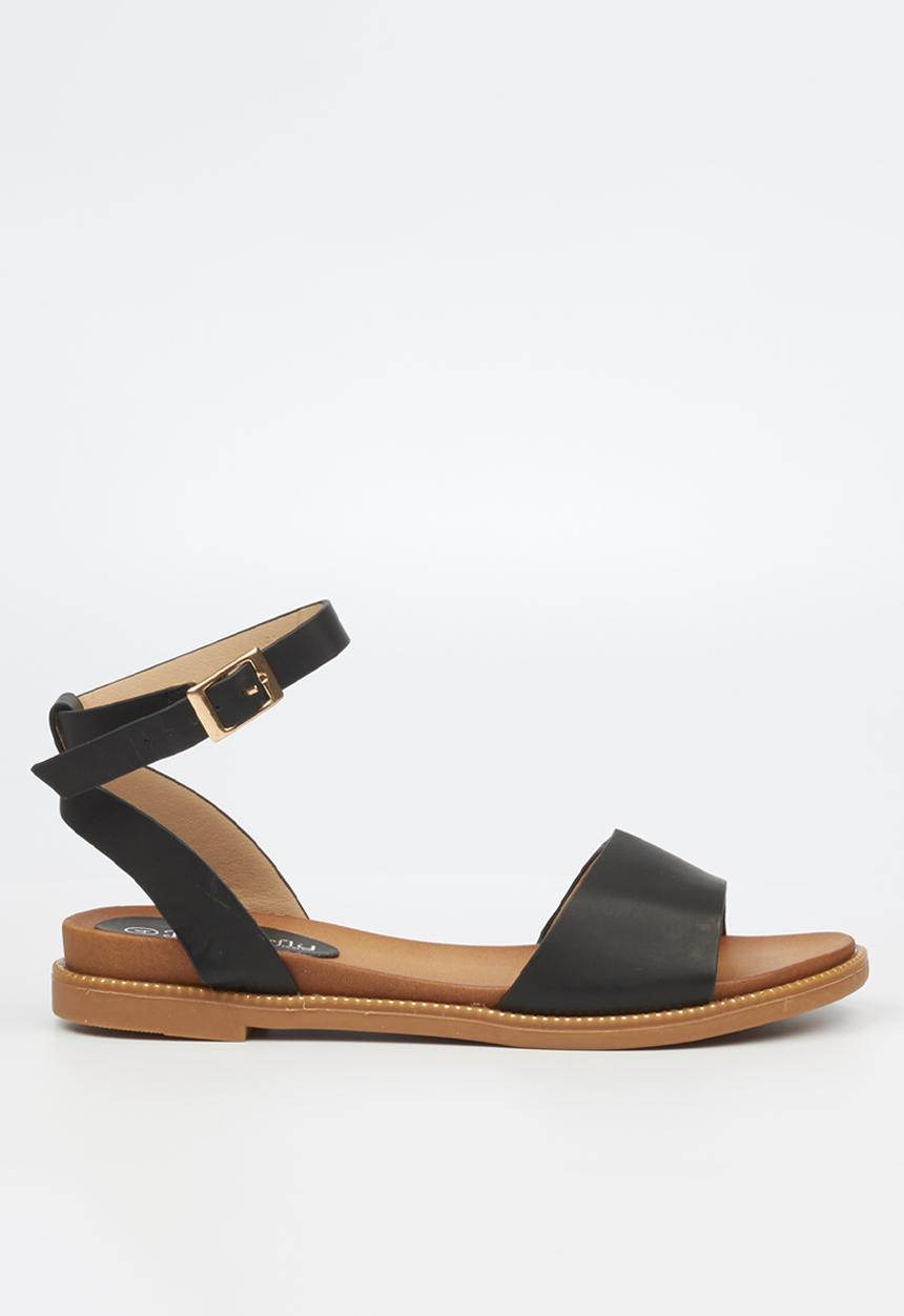 Butterfly Feet - Ellie 1 ankle strap - black