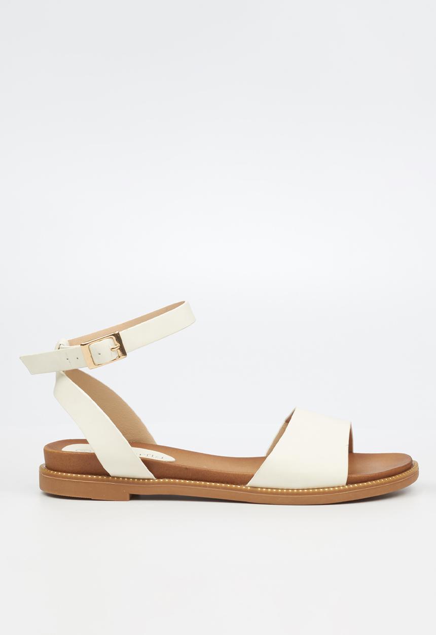 Butterfly Feet - Ellie 1 ankle strap - white