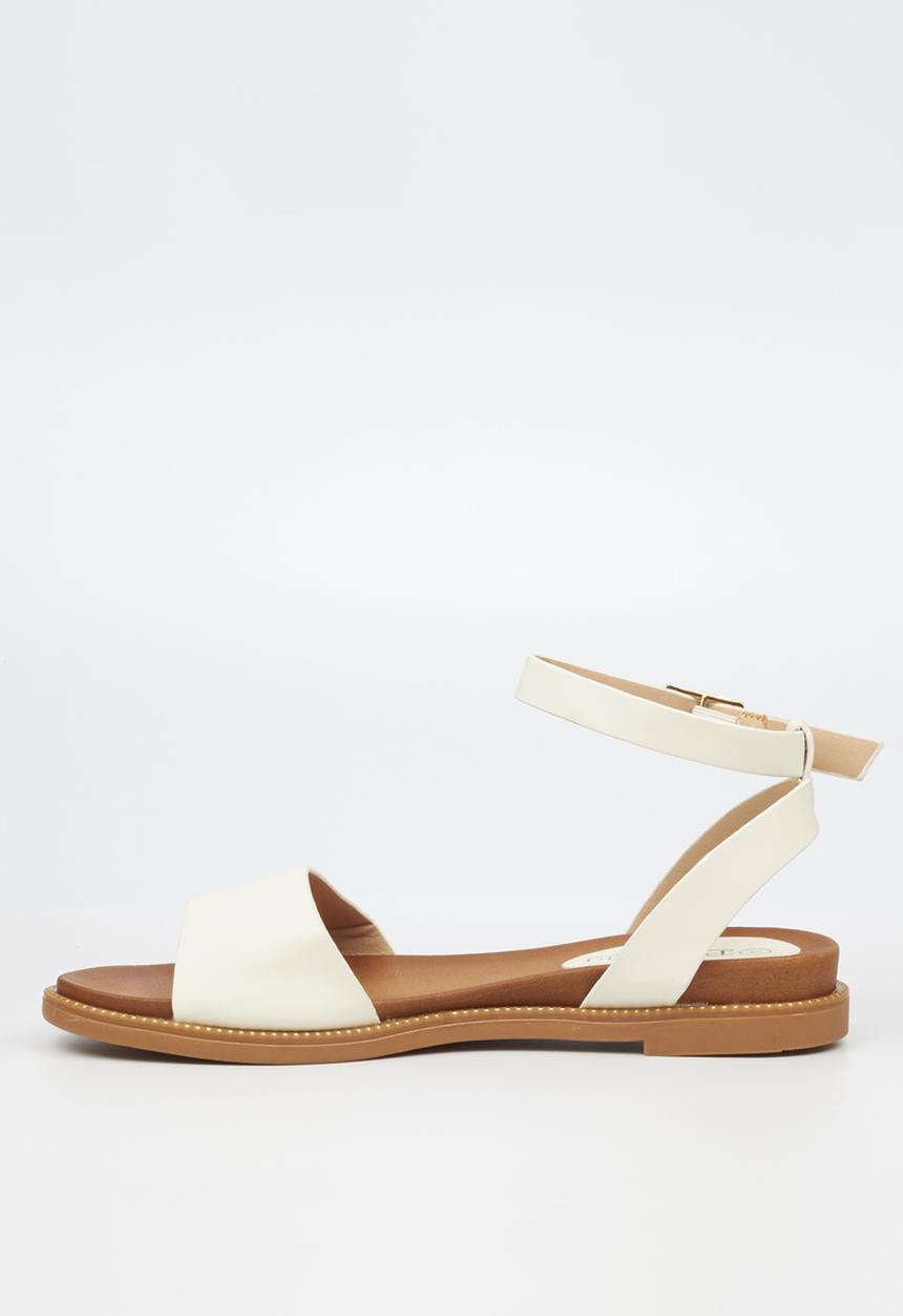 Butterfly Feet - Ellie 1 ankle strap - white