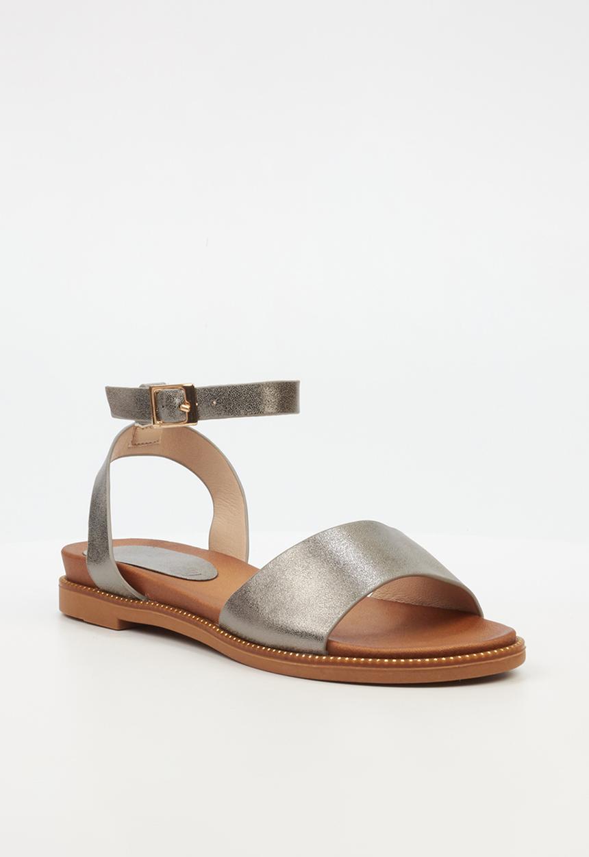 Butterfly Feet - Ellie 3 ankle strap - pewter