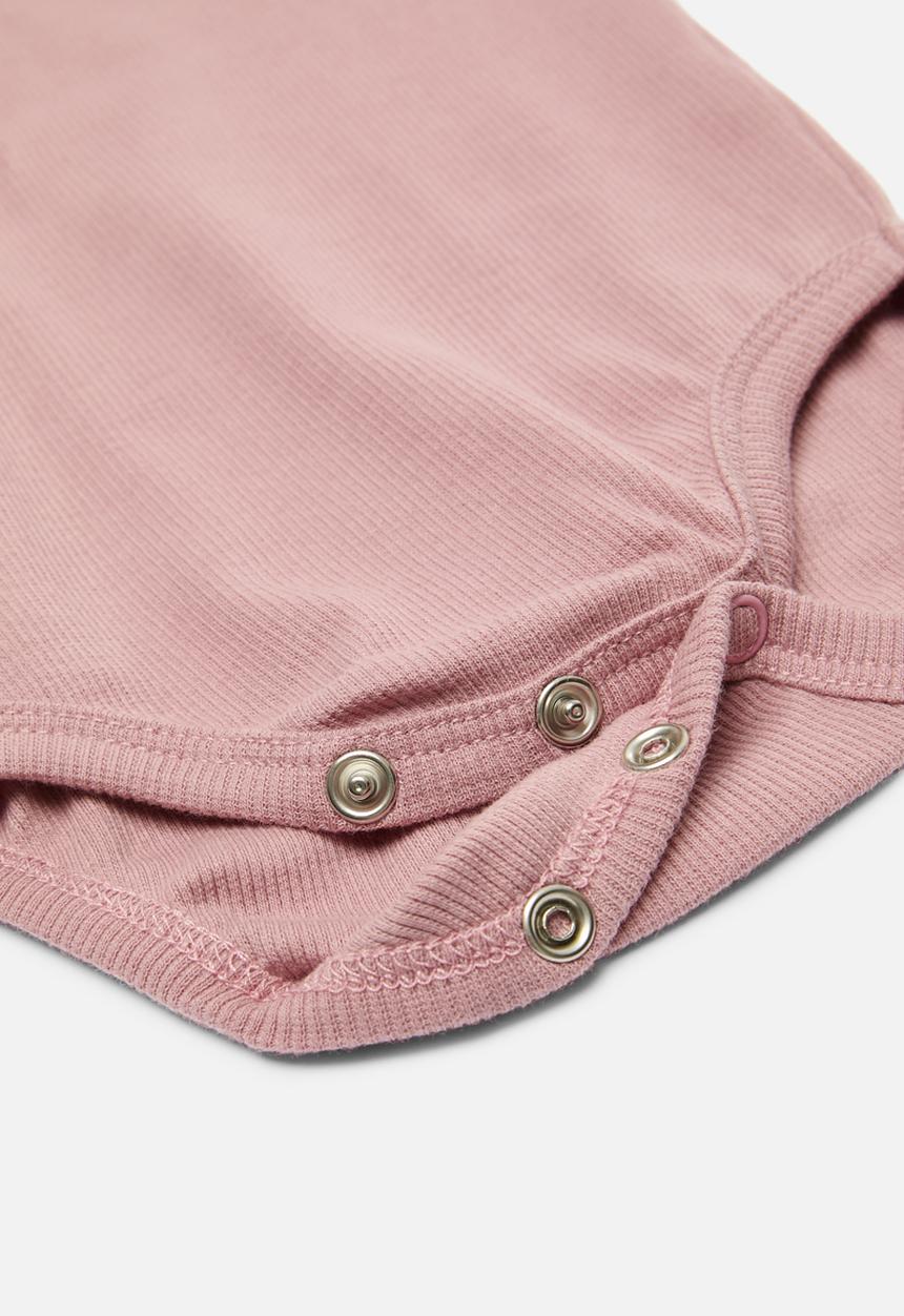 Pop Candy - Frilled bodysuit - dusty pink