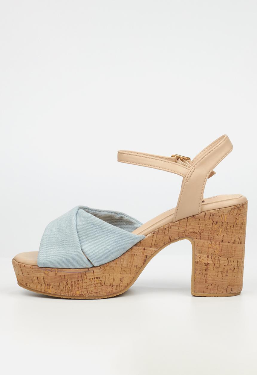 Butterfly Feet - Noella 1 block heel - blue
